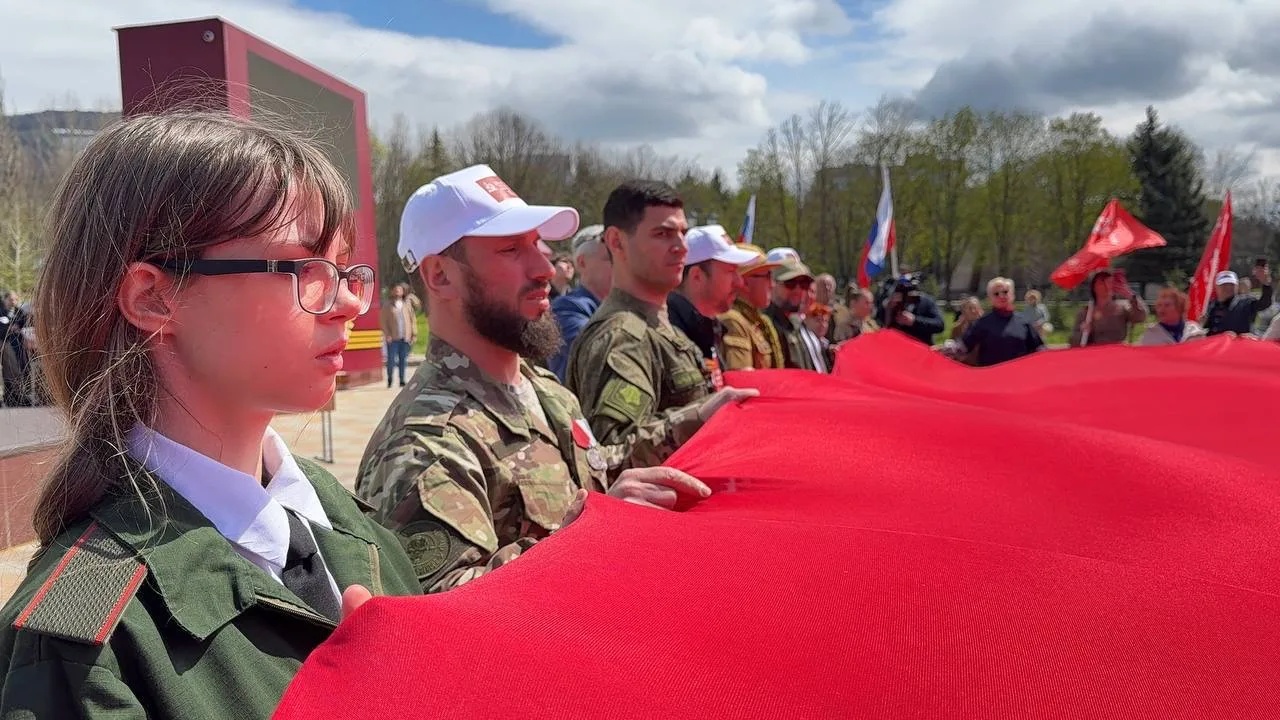 Участники программы «Доблесть гор» приняли участие в межрегиональном патриотическом автопробеге «Знамя Победы»